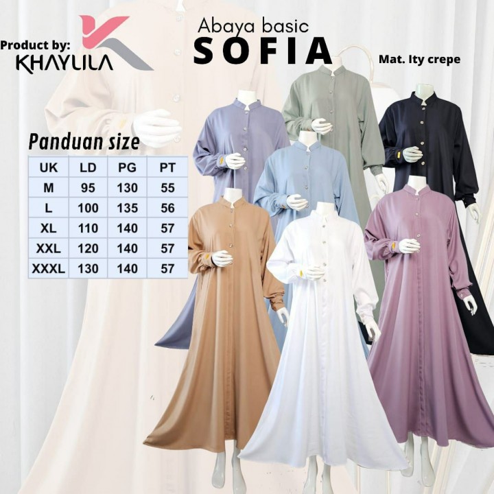 ABAYA BASIC SOFIA BY KHAYLILA