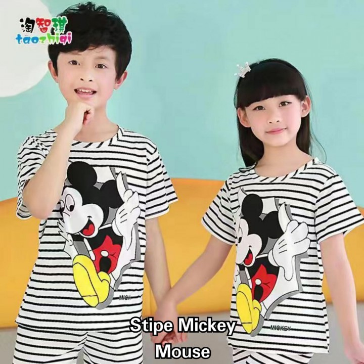 SERI 5 MOOSE PENDEK PENDEK SET PIYAMA ANAK