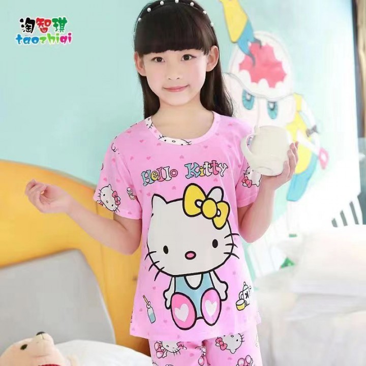 SERI 5 MOOSE PENDEK PENDEK SET PIYAMA ANAK