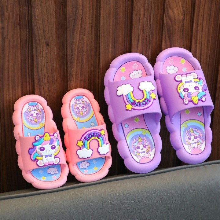 UNICORN CURLY SLIP ON