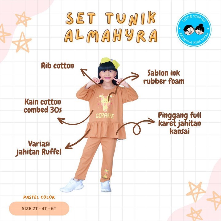 SET TUNIC ALMAHYRA BY LITTLE STORIES