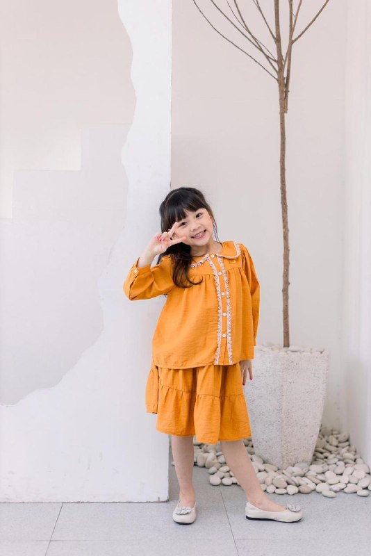 NEYSHA BLOUSE SET SKIRT BY FLOWKIDS