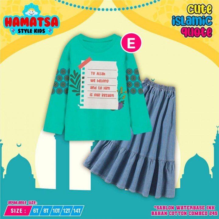 CUTE ISLAMIC QUOTE BY HAMATSA