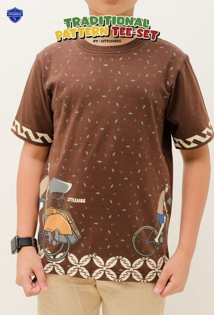 TRADITIONAL PATTERN TEE-SET BY LITTLEARKS