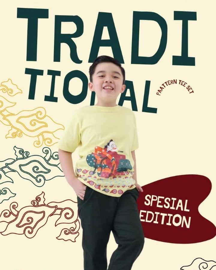 TRADITIONAL PATTERN TEE-SET BY LITTLEARKS