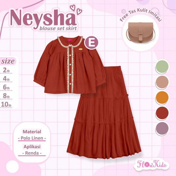 NEYSHA BLOUSE SET SKIRT BY FLOWKIDS