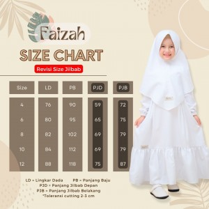 GAMIS FAIZAH WHITE SERIES BY ARRIN