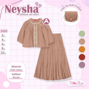 NEYSHA BLOUSE SET SKIRT BY FLOWKIDS