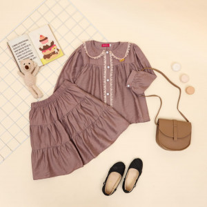 NEYSHA BLOUSE SET SKIRT BY FLOWKIDS