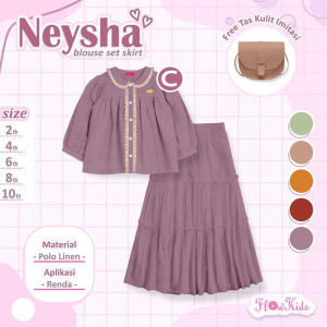 NEYSHA BLOUSE SET SKIRT BY FLOWKIDS