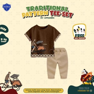 TRADITIONAL PATTERN TEE-SET BY LITTLEARKS